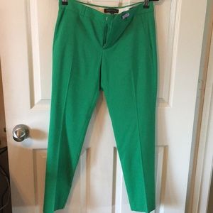 Kelly green banana republic pants